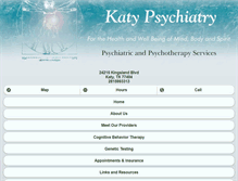 Tablet Screenshot of katypsychiatry.com